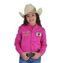 Camisa Radade Infantil Country Menina Bordada Juvenil Rodeio