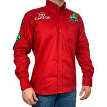 Camisa Radade Vermelha Masculina Manga Longa Original