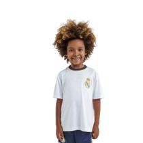 Camisa Real Madrid Hala Infantil Branca -