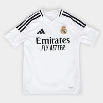 Camisa Real Madrid Infantil Home 24/25 s/n Torcedor Adidas Camisa Real Madrid Infantil Home 24/25 s/n Torcedor Adidas