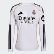 Camisa Real Madrid Manga Longa Home 25/26 s/n Torcedor Adidas Masculina Camisa Real Madrid Manga Longa Home 25/26 s/n Torcedor Adidas Masculina