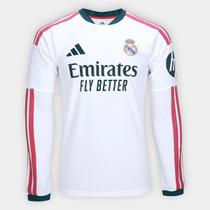 Camisa Real Madrid Manga Longa Home 26/27 s/n Torcedor Adidas Masculina Camisa Real Madrid Manga Longa Home 26/27 s/n Torcedor Adidas Masculina