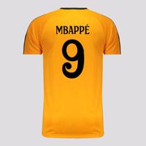 Camisa Real Madrid Mbappe 9 Dry Fit Laranja