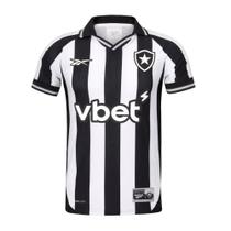 Camisa Reebok Botafogo Home 25-26 Masculina - Preta e Branca
