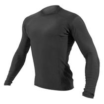 Camisa Refactor Segunda Pele Manga Longa Feminina Preto