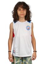 Camisa Regata Bahia Infantil E Juvenil Branco Oficial 2 a 14