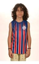 Camisa Regata Bahia Tricolor Infantil E Juvenil Oficial