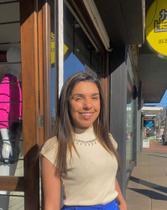 Camisa Regata Canelada SS Modas Bege Feminina Tam M Camisa Regata Canelada SS Modas Bege Feminina Tam M