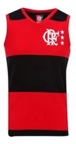 Camisa Regata Do Flamengo Retro 1981 Oficial Libertadores 81 - Vermelho-Preto - M