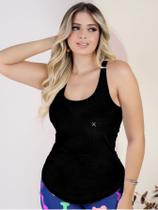 Camisa Regata Esportiva Feminina Nadador Dry Fit Tecido Premium
