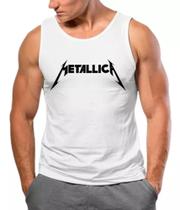 Camisa Regata Metallica Banda Camiseta 100% Algodão