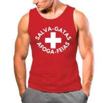 Camisa Regata Salva Vidas - Afoga as Feias Carnaval Folia