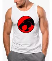 Camisa Regata Thunder Cats Logo Desenho Geek 100% Algodão