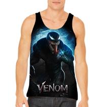 Camisa Regata Verão Adulto Infantil Venom Homem Aranha Multiverso