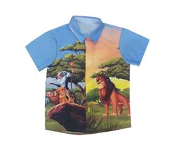 Camisa Rei Leão Festa Infantil Temática
