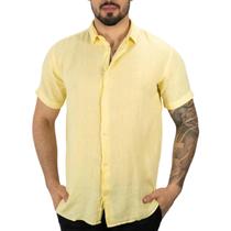 Camisa Reserva Linho Amarela
