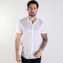 Camisa Reserva Linho Manga Curta Pienza Branco