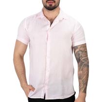 Camisa Reserva Linho Rosa Claro