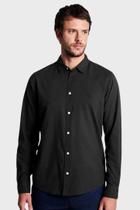 Camisa Reserva Masculina Regular Tricoline Leve Preta - Cor Preto - Tamanho XL/GG Camisa Reserva Masculina Regular Tricoline Leve Preta - Cor Preto - Tamanho XL/GG
