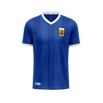 Camisa Retrô Argentina Copa do Mundo 1986 Away Camisa Retrô Argentina Copa do Mundo 1986 Away