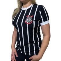 Camisa Retrô Corinthians 1982 Democracia Corinthiana Feminina - Camisa Retrô Corinthians 1982 Democracia Corinthiana Feminina -