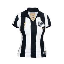 Camisa Retrô Feminina Santos Bimundial Listrado 62/63