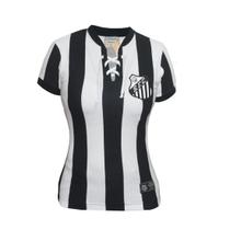 Camisa Retrô Feminina Santos Listrada 1913