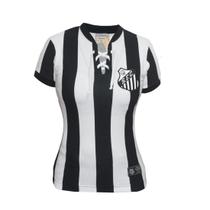 Camisa Retrô Feminina Santos Listrada 1913