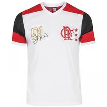 Camisa Retrô Flamengo Réplica Mundial 81 Zico DRY Masculina Branco - Oriente Sports