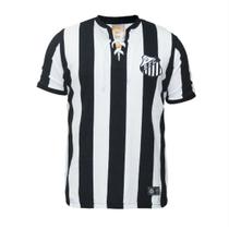Camisa Retrô Masculina Santos 1913 Listrada - Adulto