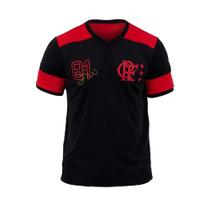 Camisa Retrô Vintage Flamengo 1981 Preta Zico - Braziline