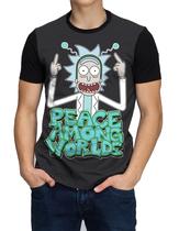 Camisa Rick And Morthy Camiseta Geek Series Animes Masculina