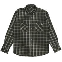 Camisa Rock City Taos Flanela M/L Xadrez Verde Militar