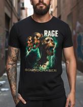 Camisa Rock Streetwear Rage Soundchaser Power Metal T-shirt Camisa Rock Streetwear Rage Soundchaser Power Metal T-shirt