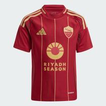 Camisa Roma Infantil Adidas Home Torcedor 24/25 s/n