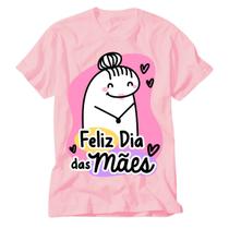 Camisa Rosa Frases flork mãe na volta a gente compra - VIDAPE