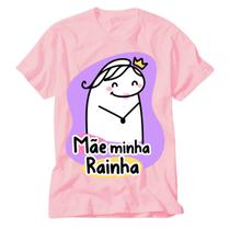 Camisa Rosa Frases flork não tenho um minuto de paz mãe