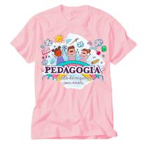 Camisa Rosa Pedagogia Educar é semear com sabedoria - VIDAPE