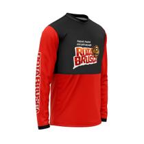 Camisa Rota Brusca Manga Longa Trilha Enduro Motocross Velocross