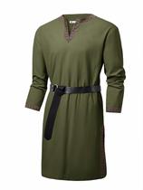 Camisa Runcati Medieval Pirate Renaissance Viking Masculina Camisa Runcati Medieval Pirate Renaissance Viking Masculina