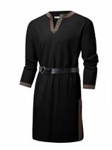 Camisa Runcati Medieval Pirate Renaissance Viking Masculina Camisa Runcati Medieval Pirate Renaissance Viking Masculina