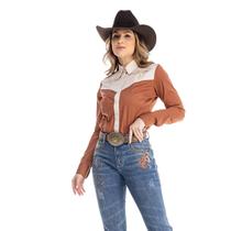 Camisa Rusty Zenz Western Farmer Tamanho:PCor:Marrom