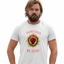 Camisa Sagrado Coração de Jesus Ícone Religiosa - Web Print Estamparia