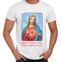 Camisa Sagrado Coração de Jesus Religiosa