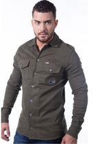 Camisa Sallo Confort Verde Militar