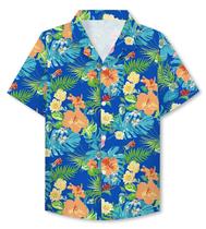 Camisa Sangtree Boys Hawaiian de manga curta floral 5-6Y