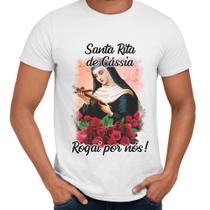 Camisa Santa Rita de Cássia Rogai Por Nós! Igreja