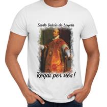 Camisa Santo Inácio de Loyola Rogai Por Nós! Religiosa