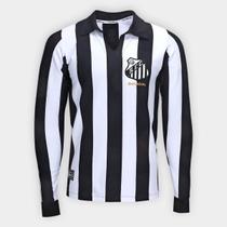Camisa Santos 1963 Bi Mundial Manga Longa Masculina Camisa Santos 1963 Bi Mundial Manga Longa Masculina