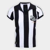 Camisa Santos 1963 Listrada Retrômania Feminina Camisa Santos 1963 Listrada Retrômania Feminina